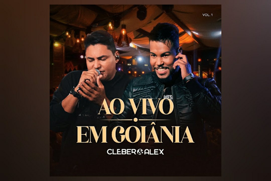 Capa do álbum Ao Vivo em Goiânia (Cleber & Alex)