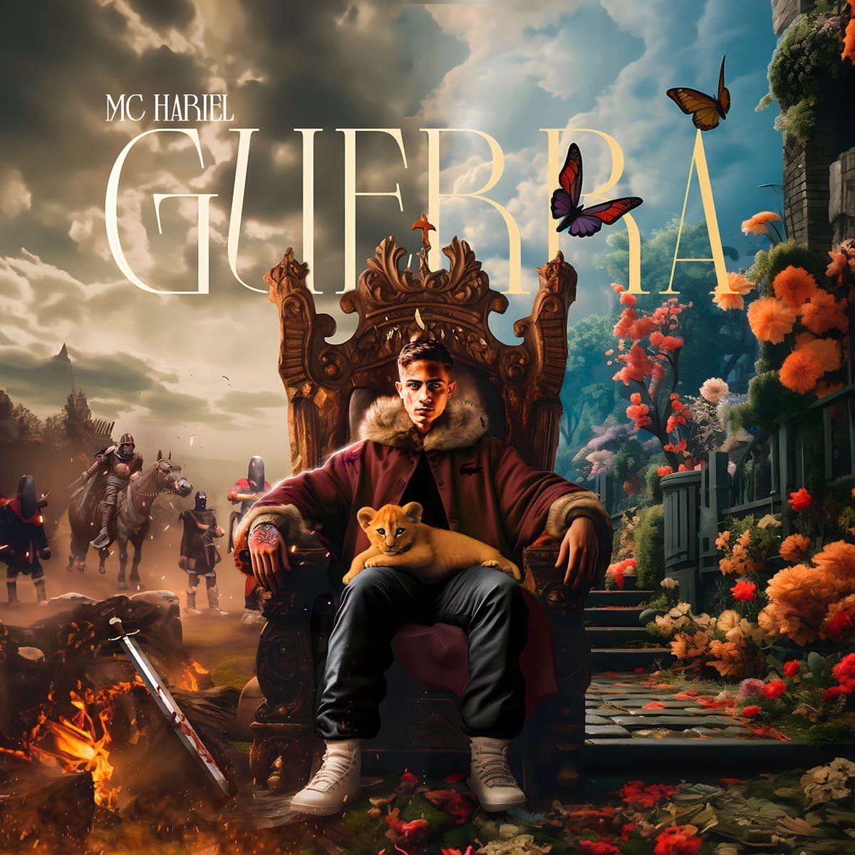 Capa do álbum Guerra
