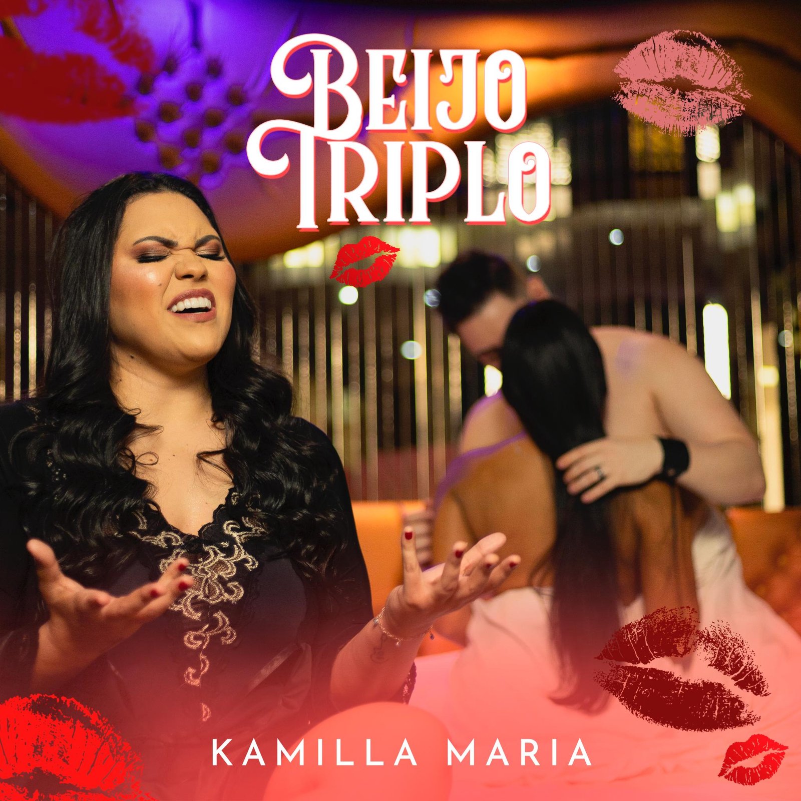 Capa da letra da música Beijo Triplo