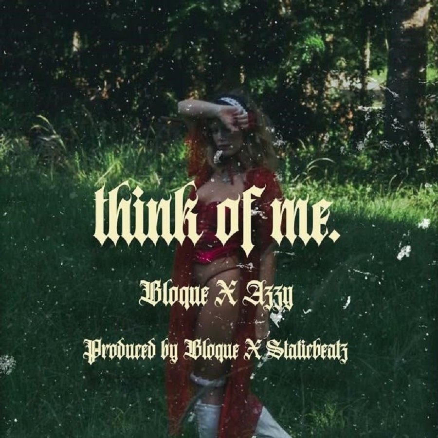 Capa da letra da música think of me