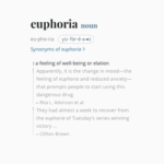 Capa da letra euphoria