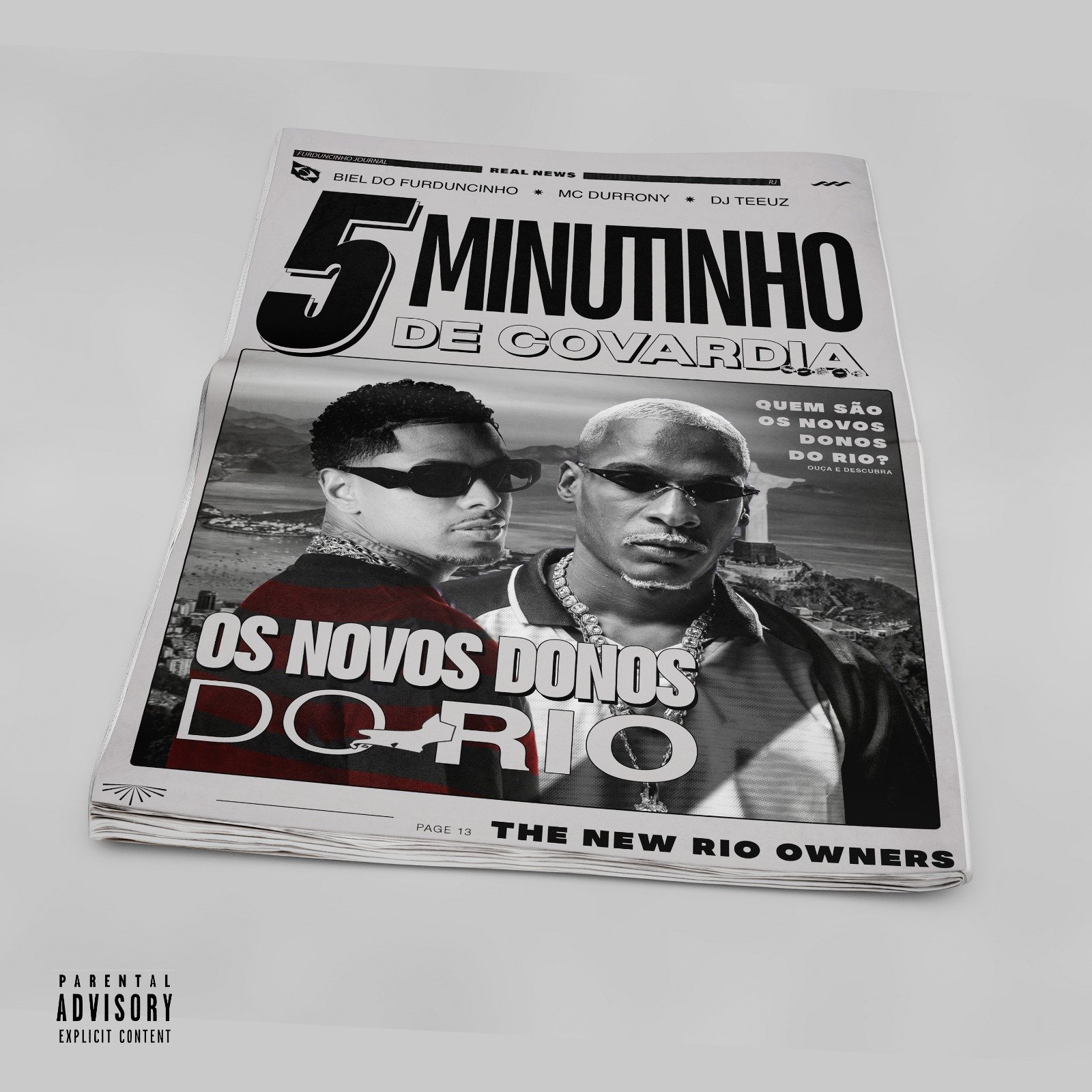 Capa da letra da música 5 minutinho de covardia