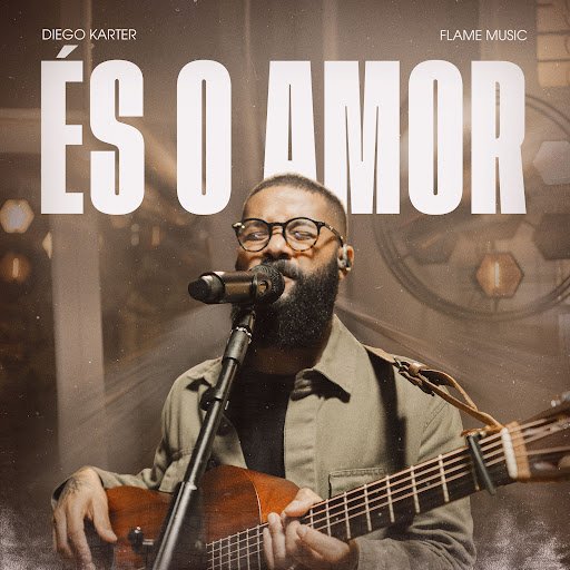 Capa da letra da música És o Amor