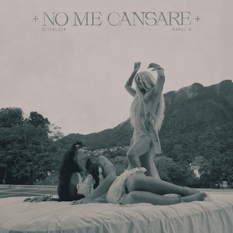 Capa da letra da música No Me Cansaré