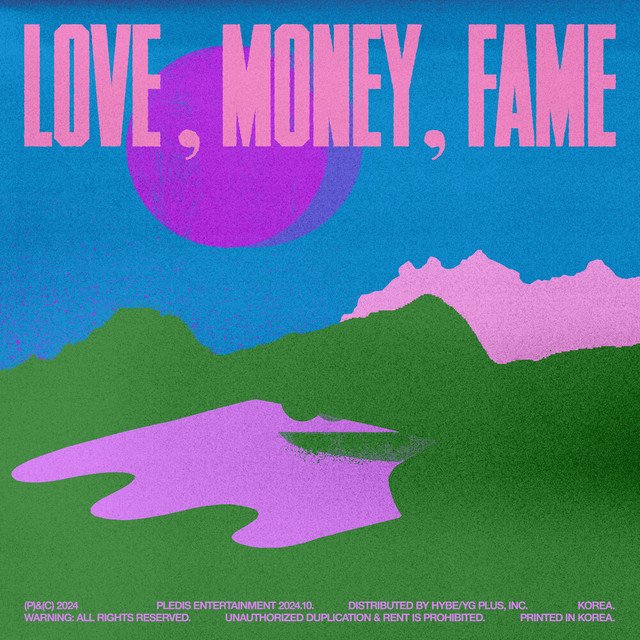 Capa da letra da música LOVE, MONEY, FAME
