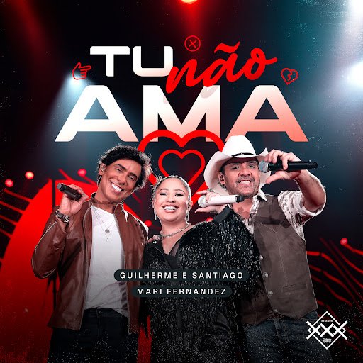 Capa da letra da música Tu Não Ama (Ao Vivo)