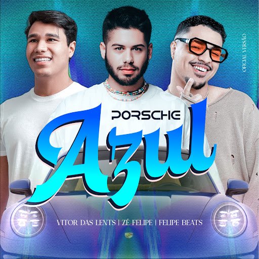 Capa da letra da música Porsche Azul