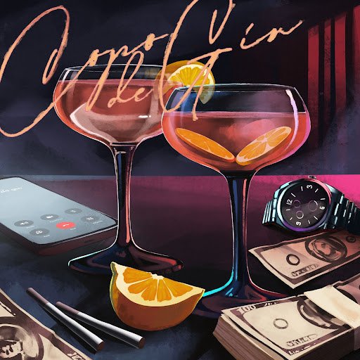 Capa da letra da música Copo de Gin