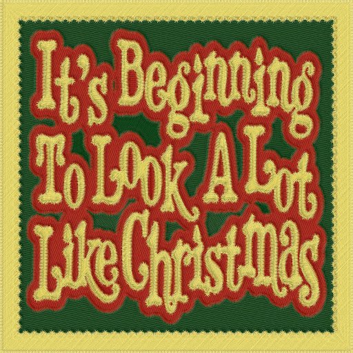 Capa da letra da música It’s Beginning To Look A Lot Like Christmas