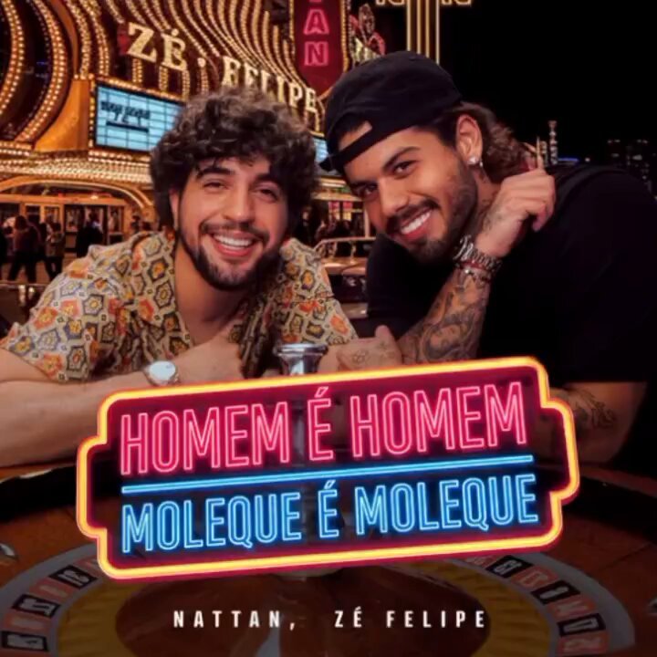 Capa da letra da música Homem é Homem, Moleque é Moleque