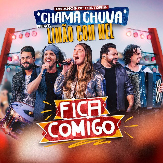 Capa da letra da música Fica Comigo